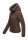 Marikoo Kagomee Damen Steppjacke B957 Dark Choco Größe XS - Gr. 34