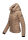Marikoo Kagomee Damen Steppjacke B957 Taupe Größe S - Gr. 36