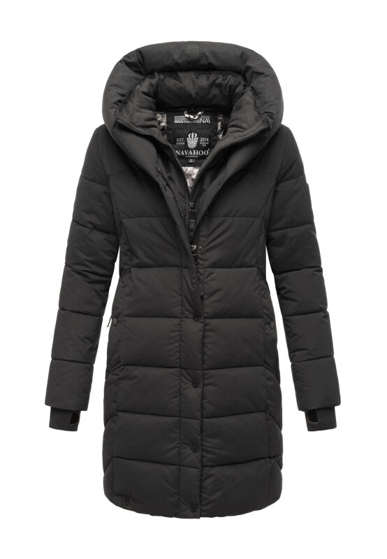 Navahoo Knutschilein Damen Winterjacke B959 Schwarz Größe M - Gr. 38