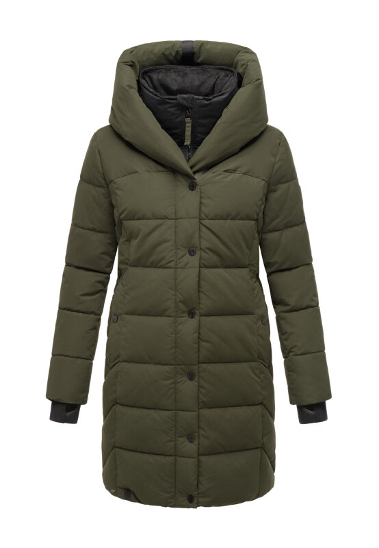 Navahoo Knutschilein Damen Winterjacke B959 Dark Olive Größe M