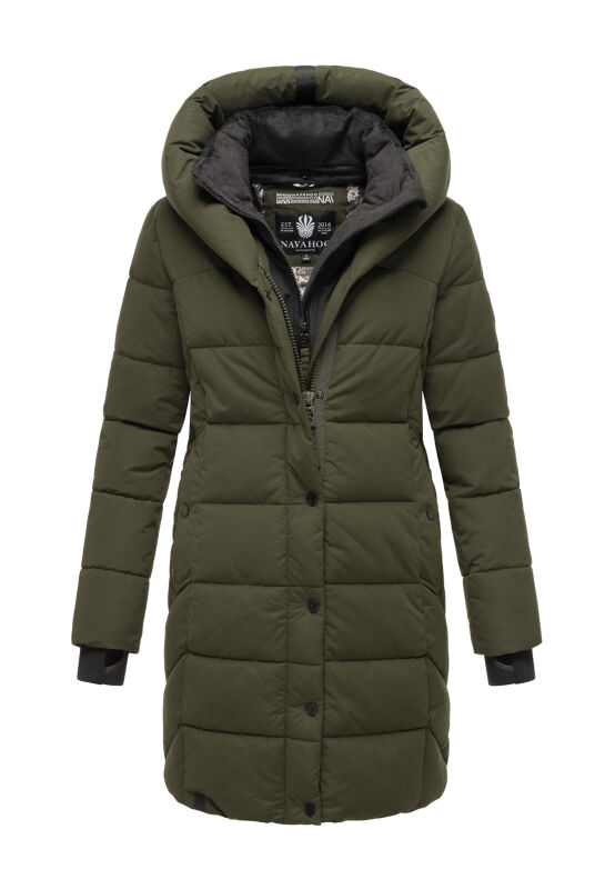 Navahoo Knutschilein Damen Winterjacke B959 Dark Olive Größe XXL - Gr. 44