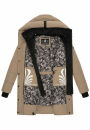 Navahoo Knutschilein Damen Winterjacke B959 Taupe Grey Größe L - Gr. 40