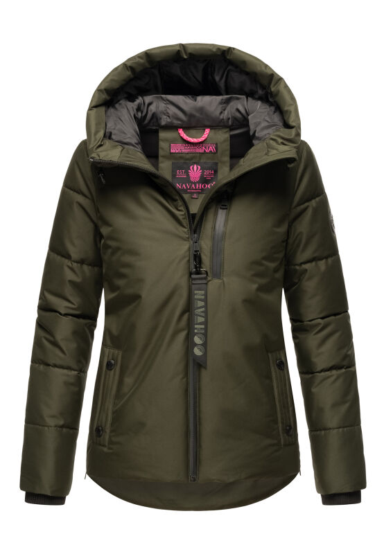 Navahoo Krümelein Damen Winterjacke B960 Kruemel-Dark-Olive-Gr.L