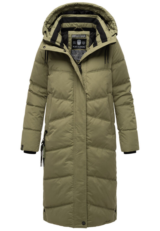 Navahoo Kuschelmausi Damen Winterjacke B961 Olive Leaf Größe M - Gr. 38