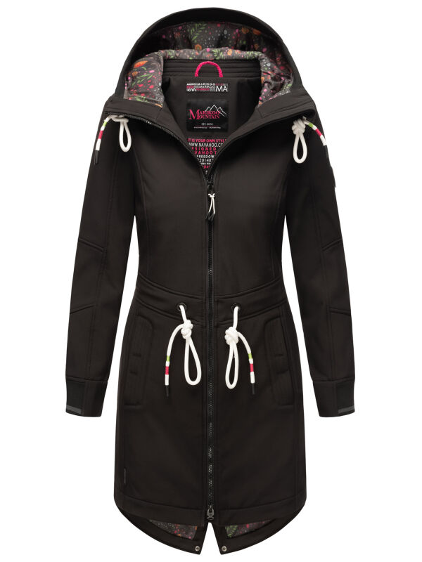 Marikoo Mount Furnica Damen Softshell Jacke B964 Schwarz Größe XL - Gr. 42