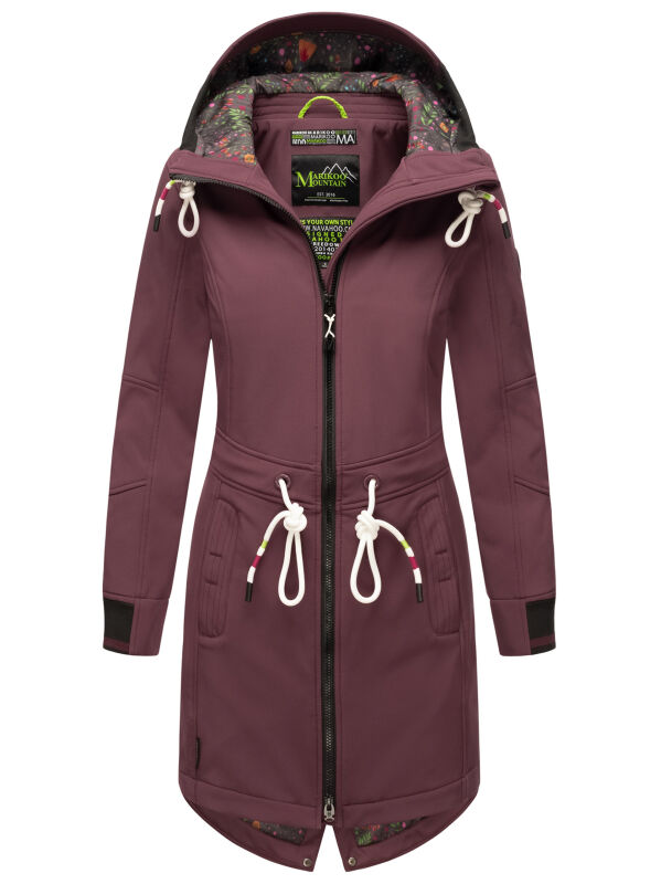 Marikoo Mount Furnica Damen Softshell Jacke B964 Wine Größe L - Gr. 40