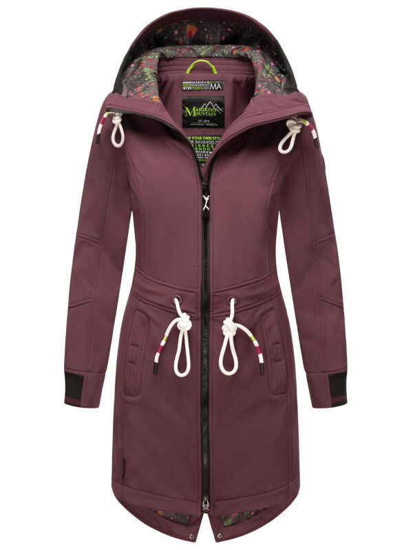 Marikoo Mount Furnica Damen Softshell Jacke B964 Wine Größe XXL - Gr. 44