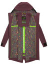 Marikoo Mount Furnica Damen Softshell Jacke B964 Wine Größe XXL - Gr. 44