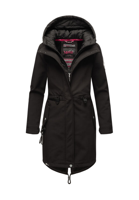 Marikoo Mount Presanella Damen Übergangsjacke B965 Schwarz Größe XXXL - Gr. 46