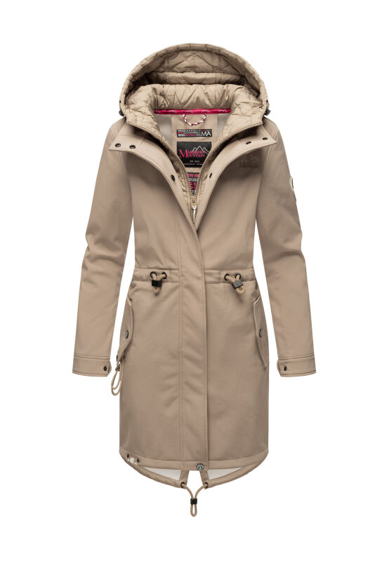 Marikoo Mount Presanella Damen Übergangsjacke B965 Taupe Grey Größe XXXL - Gr. 46