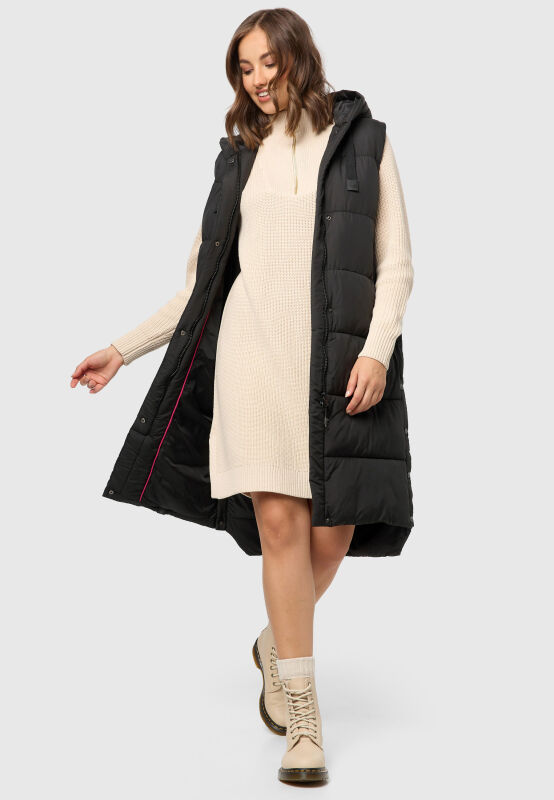 Marikoo Sayorii Damen Winter Weste B967 Schwarz Größe XXXL - Gr. 46