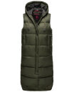 Marikoo Sayorii Damen Winter Weste B967 Dark Olive Größe S - Gr. 36