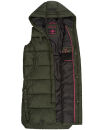 Marikoo Sayorii Damen Winter Weste B967 Dark Olive Größe S - Gr. 36