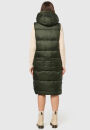 Marikoo Sayorii Damen Winter Weste B967 Dark Olive Größe XL - Gr. 42