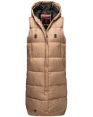 Marikoo Sayorii Damen Winter Weste B967 Taupe Grey Größe M - Gr. 38