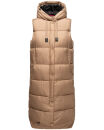Marikoo Sayorii Damen Winter Weste B967 Taupe Grey Größe M - Gr. 38