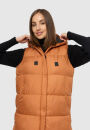 Marikoo Sayorii Damen Winter Weste B967 Rusty Cinnamon...