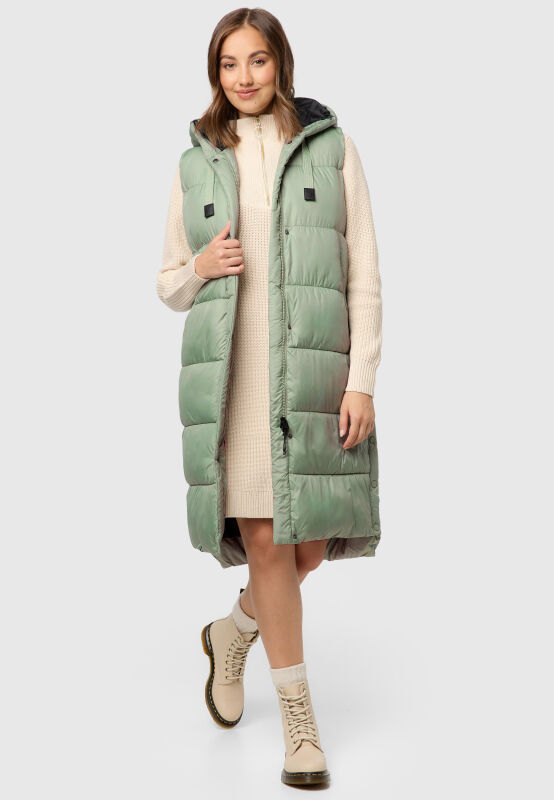 Marikoo Sayorii Damen Winter Weste B967 Smokey Mint Größe S - Gr. 36