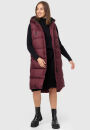 Marikoo Sayorii Damen Winter Weste B967 Wine Größe S - Gr. 36