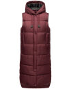 Marikoo Sayorii Damen Winter Weste B967 Wine Größe XXL - Gr. 44