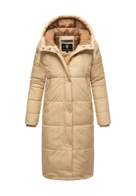 Marikoo Soranaa Damen Winterjacke B968 Beige Größe XS - Gr. 34