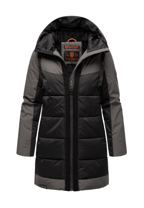 Navahoo Samtkaetzchen Damen Jacke B969 Schwarz Größe L - Gr. 40