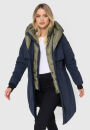 Navahoo Snowelf Damen Winterjacke B970 Navy...