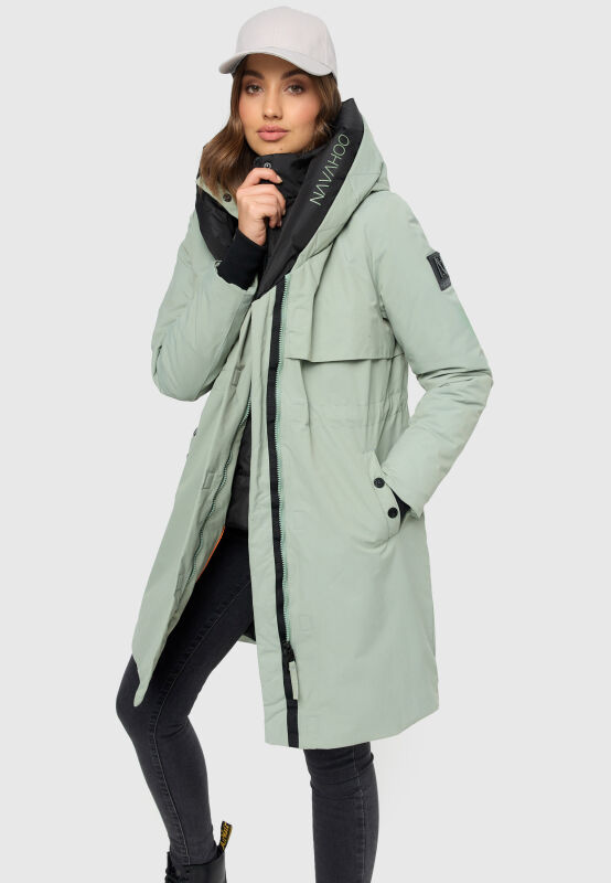 Navahoo Snowelf Damen Winterjacke B970 Smokey Mint Größe XS - Gr. 34