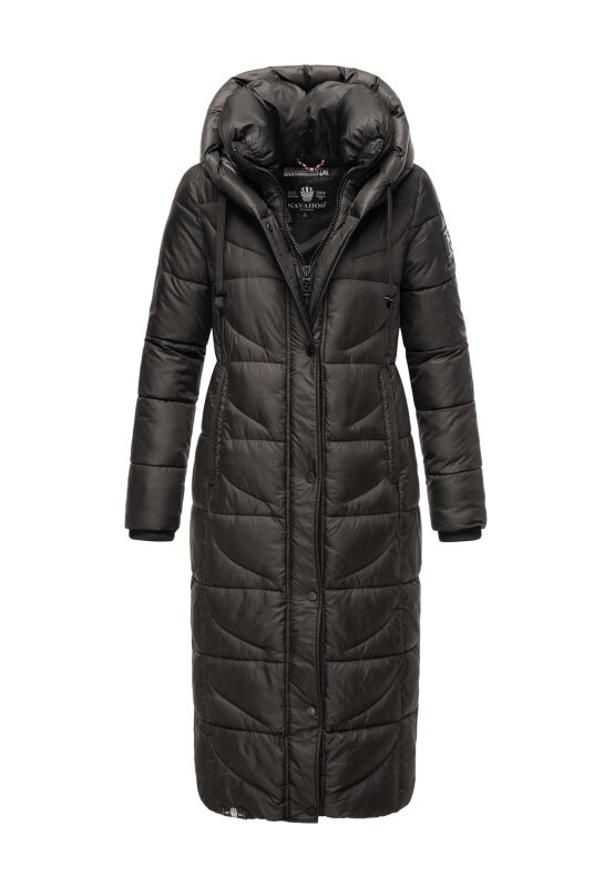 Navahoo Waffelchen Damen Winterjacke B972 Schwarz Größe XL - Gr. 42