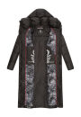 Navahoo Waffelchen Damen Winterjacke B972 Schwarz Größe XL - Gr. 42