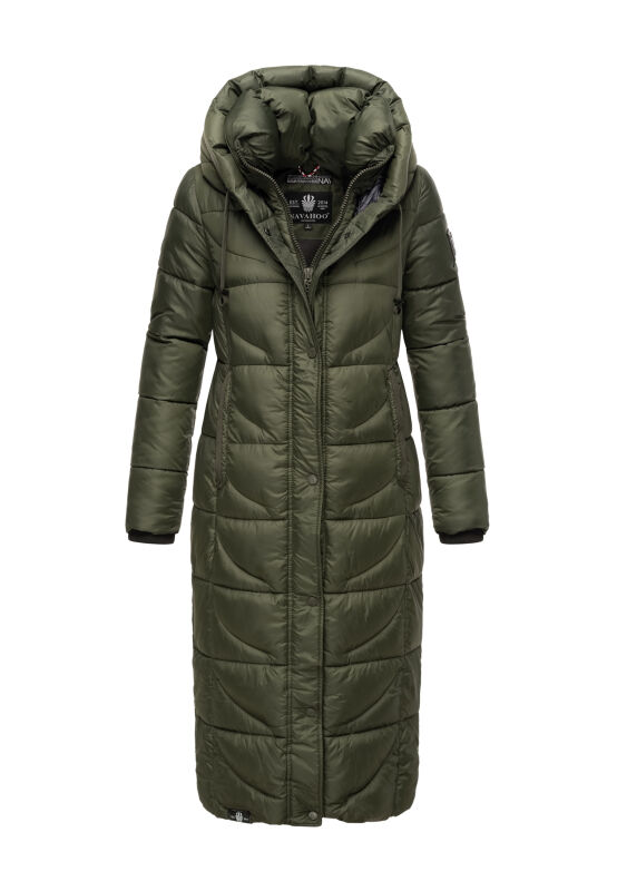 Navahoo Waffelchen Damen Winterjacke B972 Dark Olive Größe XL - Gr. 42