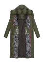 Navahoo Waffelchen Damen Winterjacke B972 Dark Olive Größe XXL - Gr. 44