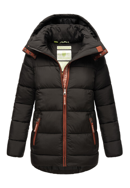 Navahoo Wattewölkchen Damen Steppjacke B973 Schwarz Größe XS - Gr. 34