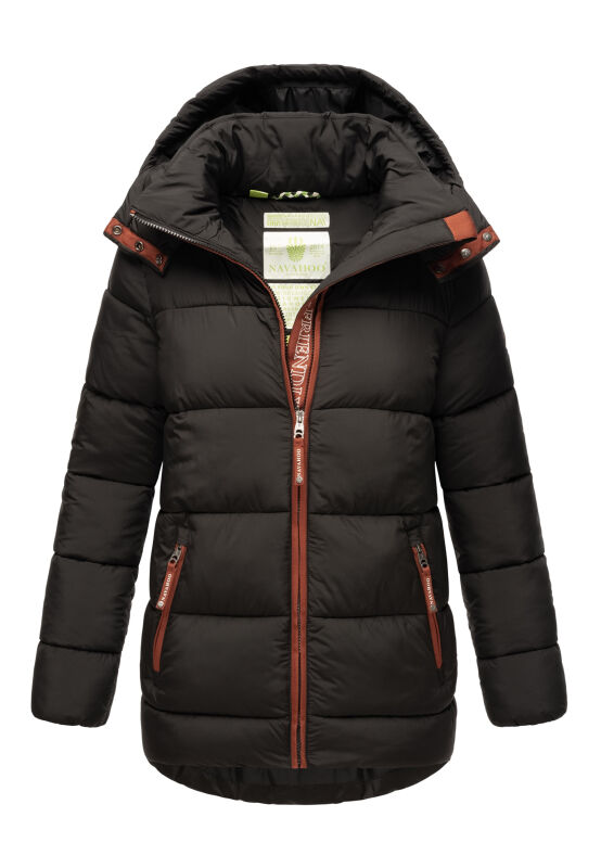 Navahoo Wattewölkchen Damen Steppjacke B973 Schwarz Größe L - Gr. 40