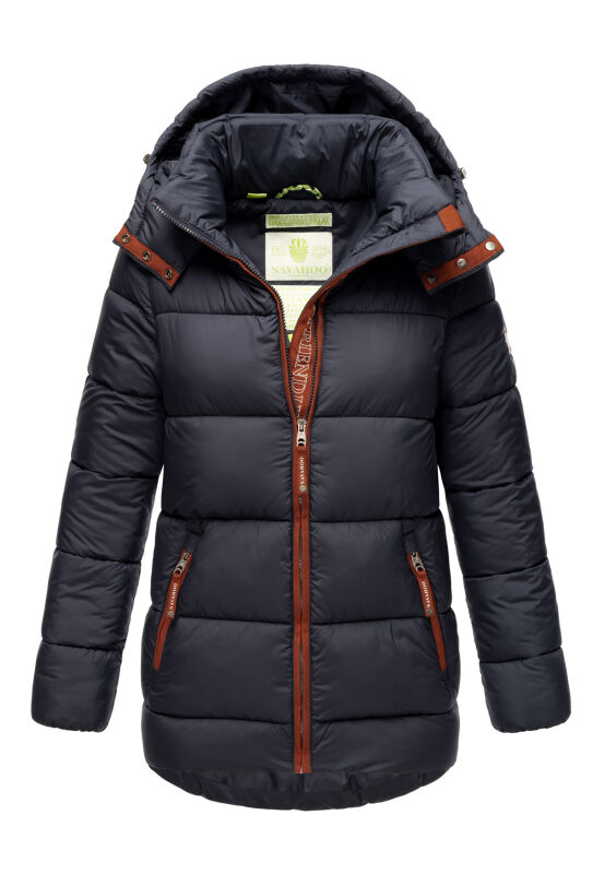 Navahoo Wattewölkchen Damen Steppjacke B973 Navy Größe XL - Gr. 42