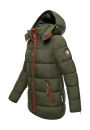Navahoo Wattewölkchen Damen Steppjacke B973 Dark Olive Größe XL - Gr. 42