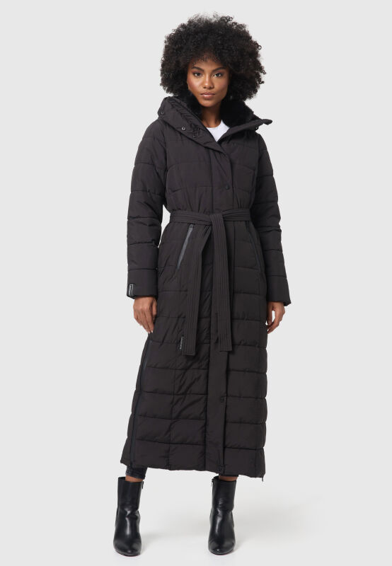 Navahoo Das Teil XIV Damen Winter Steppmantel B974 Schwarz-Größe M - Gr. 38