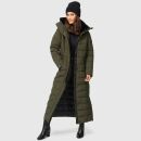 Navahoo Das Teil XIV Damen Winter Steppmantel B974 Dark Olive-Größe XXL - Gr. 44