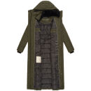 Navahoo Das Teil XIV Damen Winter Steppmantel B974 Dark Olive-Größe XXL - Gr. 44