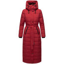 Navahoo Das Teil XIV Damen Winter Steppmantel B974 Dark Red-Größe L - Gr. 40