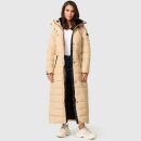 Navahoo Das Teil XIV Damen Winter Steppmantel B974 Sand-Größe M - Gr. 38