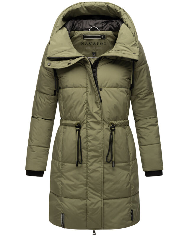 Navahoo Zuckertatze XIV Damen Winterjacke B975 Olive Leaf Größe M - Gr. 38