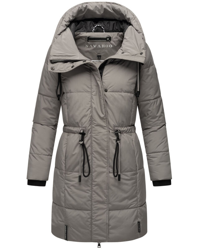 Navahoo Zuckertatze XIV Damen Winterjacke B975 Grau Größe XS - Gr. 34