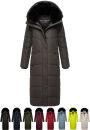 Navahoo Hingucker Damen lange Winterjacke B976