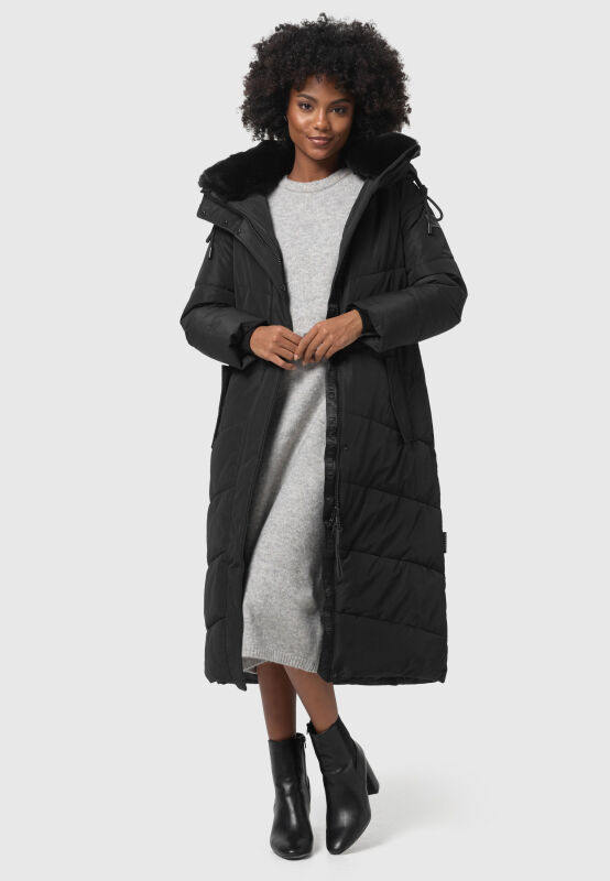 Navahoo Hingucker XIV Damen Winterjacke B976 Schwarz Größe XXL - Gr. 44