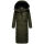 Navahoo Hingucker XIV Damen Winterjacke B976 Dark Olive Größe M - Gr. 38