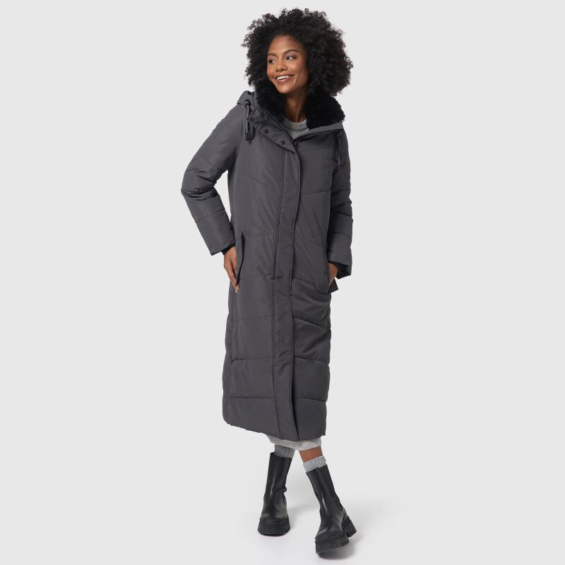 Navahoo Hingucker XIV Damen Winterjacke B976 Anthrazit Größe S - Gr. 36