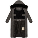 Navahoo Hingucker XIV Damen Winterjacke B976 Anthrazit Größe S - Gr. 36
