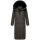 Navahoo Hingucker XIV Damen Winterjacke B976 Anthrazit Größe M - Gr. 38