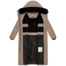 Navahoo Hingucker XIV Damen Winterjacke B976 Taupe Grey Größe S - Gr. 36